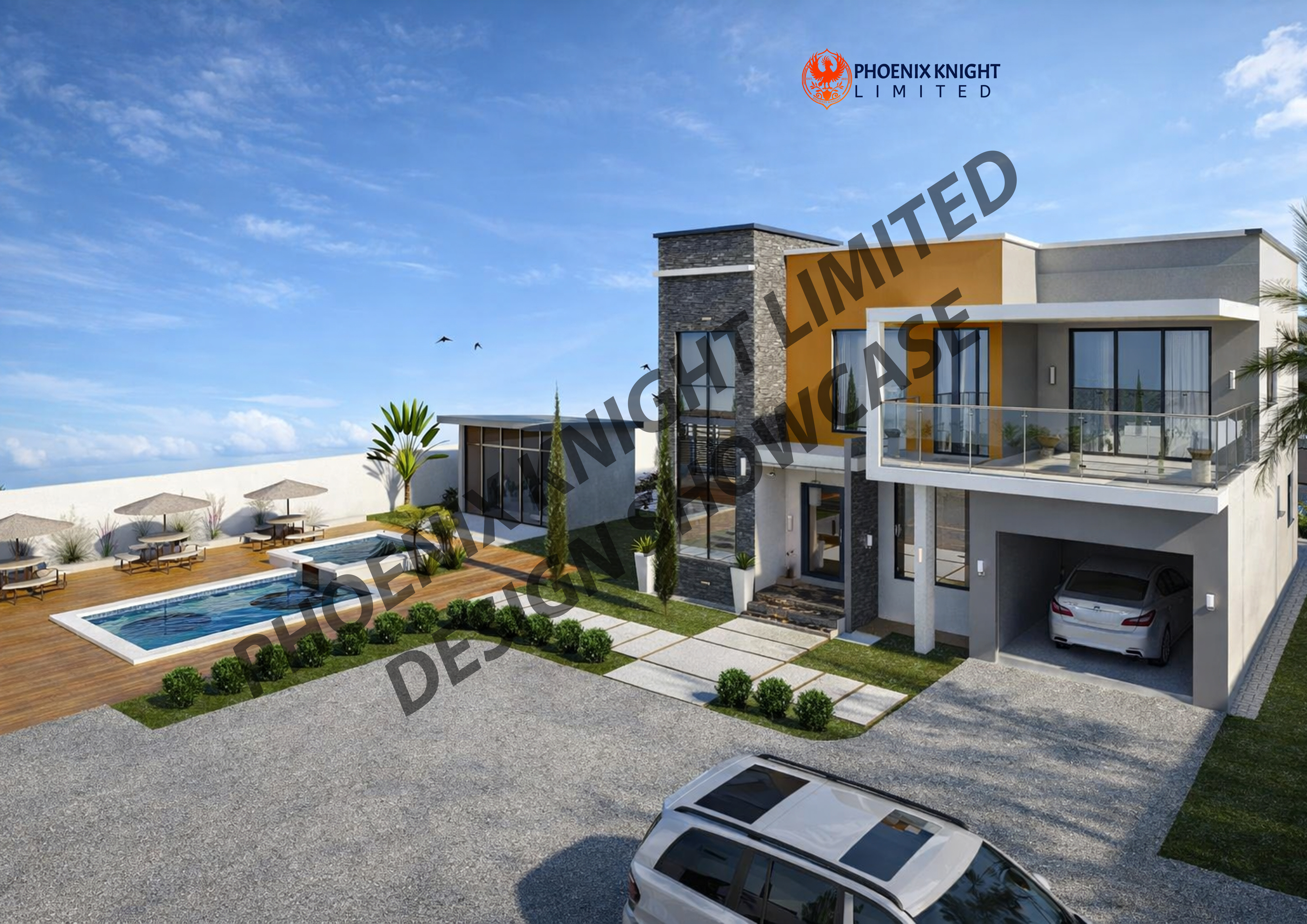 Phoenix Crest Signature Villa Aerial View